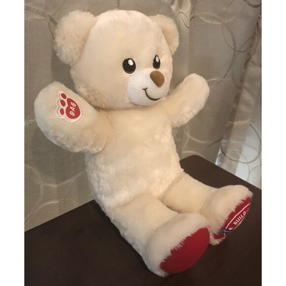 Build A Bear National Teddy Bear Day 2019 Cream Colored Teddy Bear 15" BAB - Picture 2 of 10